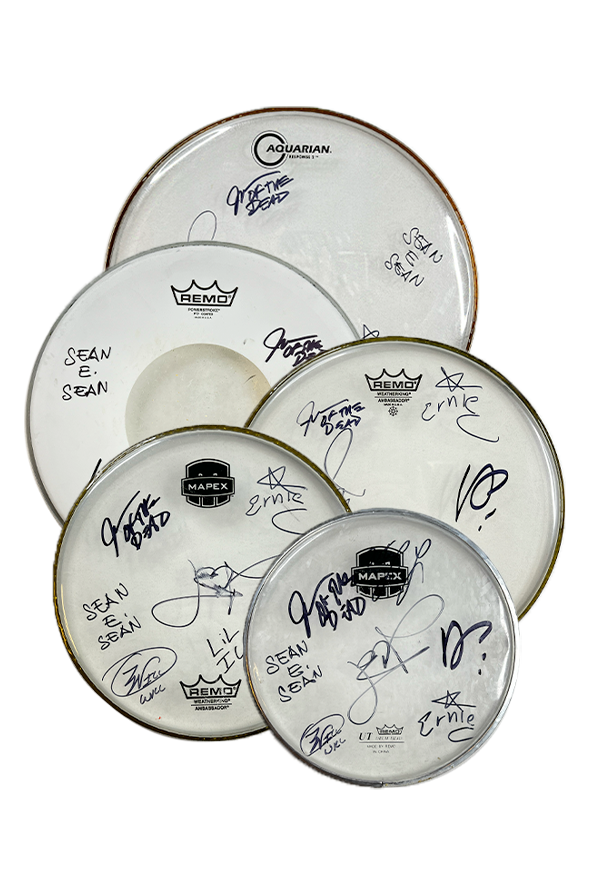 Full Band Signed Drumhead - Limited Edition (ALL SIZES)