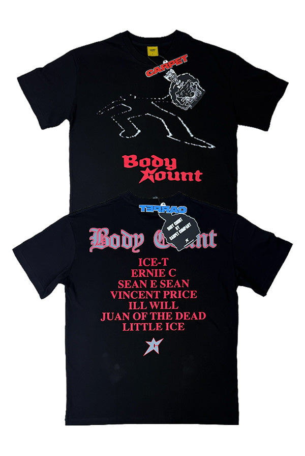 BC x Carpet Black Chalk Outline Tee