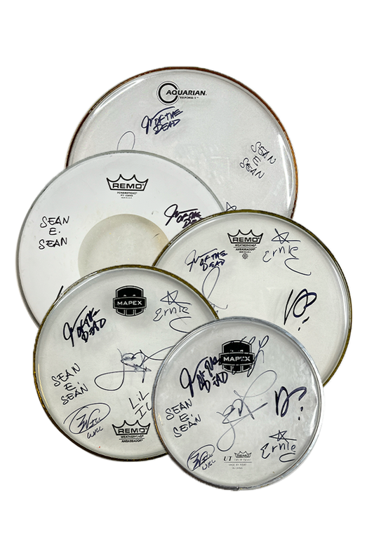 Full Band Signed Drumhead - Limited Edition (ALL SIZES)