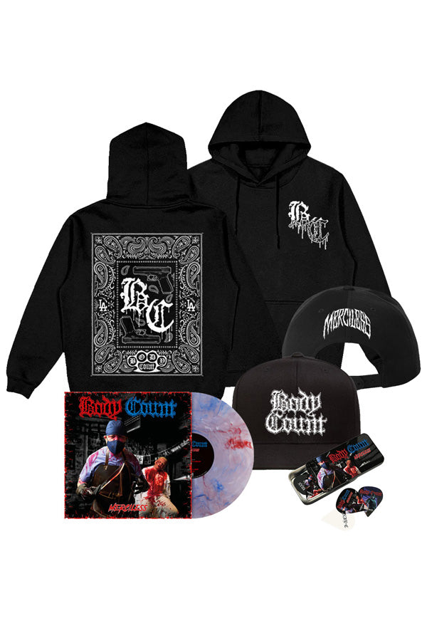 Merciless Hoodie Vinyl Bundle