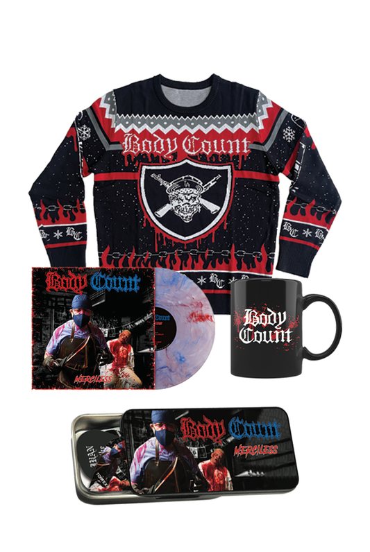 Merciless Signed Vinyl Sweater Bundle