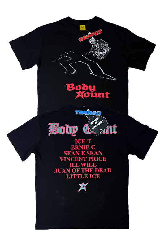 BC x Carpet Black Chalk Outline Tee