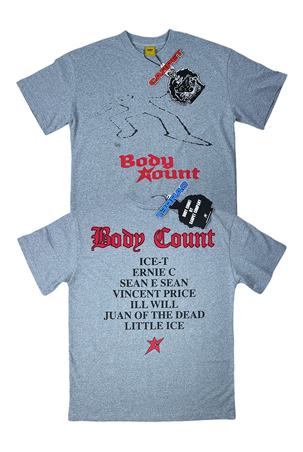 BC x Carpet Grey Chalk Outline Tee