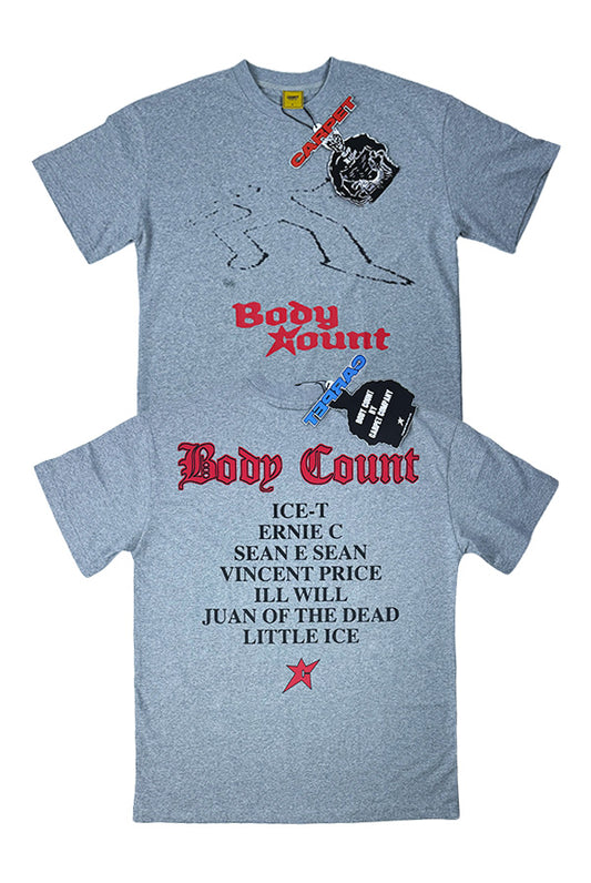 BC x Carpet Grey Chalk Outline Tee