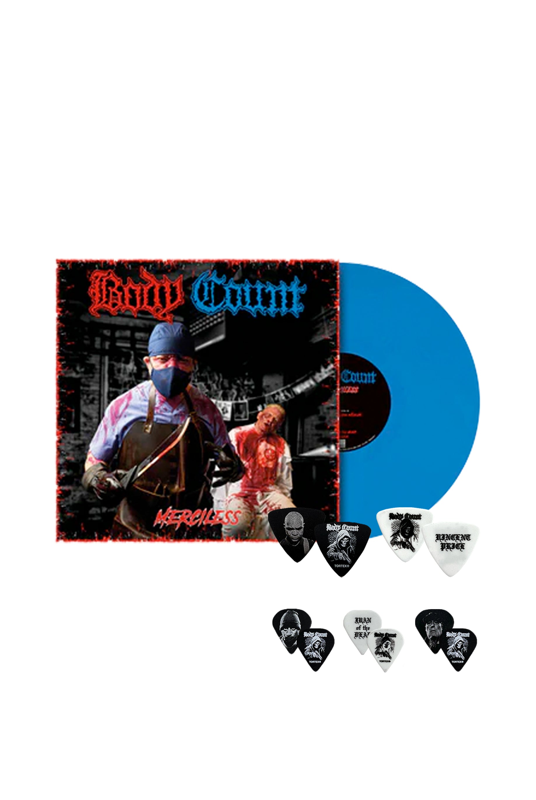 Merciless DemoCrips Cold Blue LP Limited Edition (UNSIGNED) + Body C